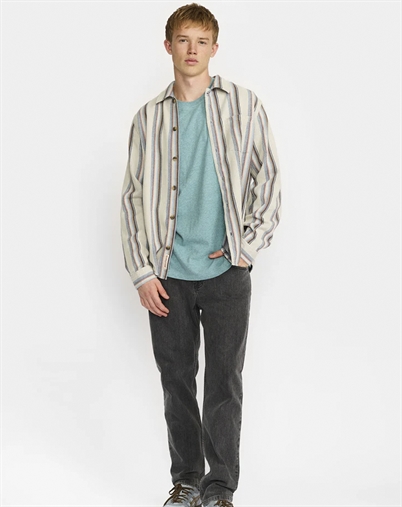 Revolution - Casual Skjorte - Blue